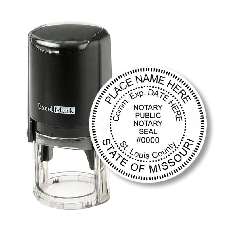 Self Inking Stamp of Notary Public Seal