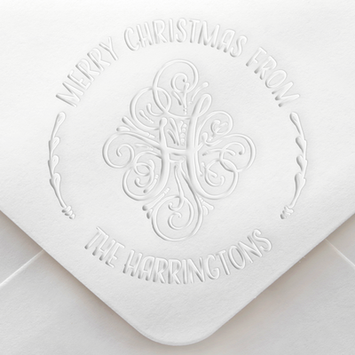 Adorn Monogram Holiday Embosser