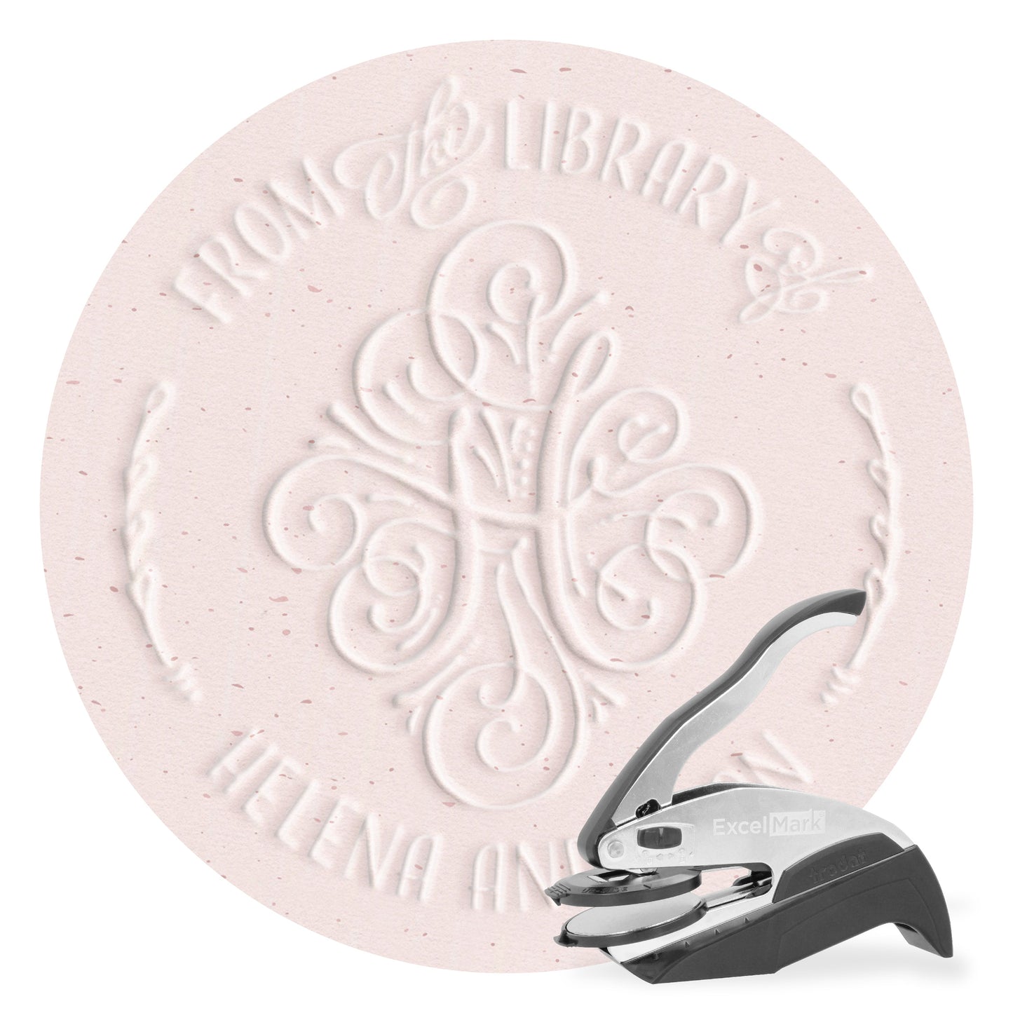 Adorn Monogram Book Embosser