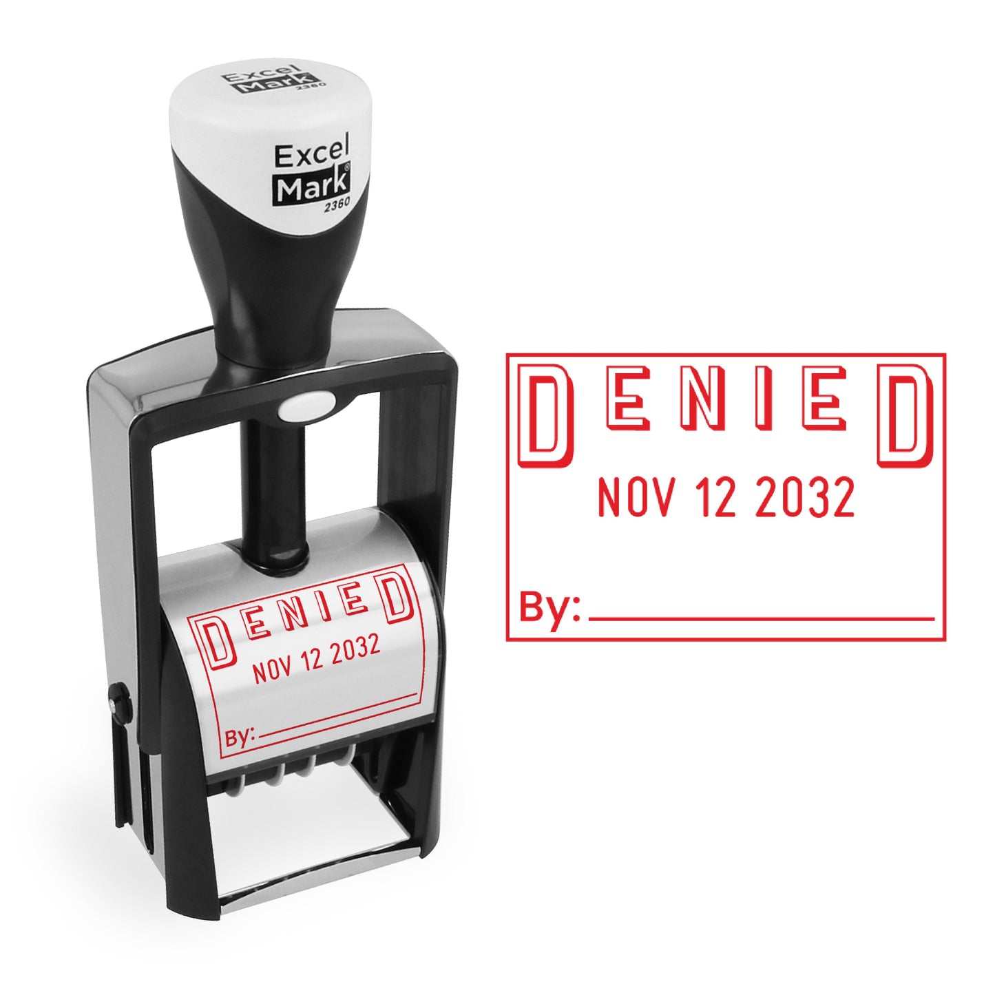 Heavy-Duty Denied Date Stamp