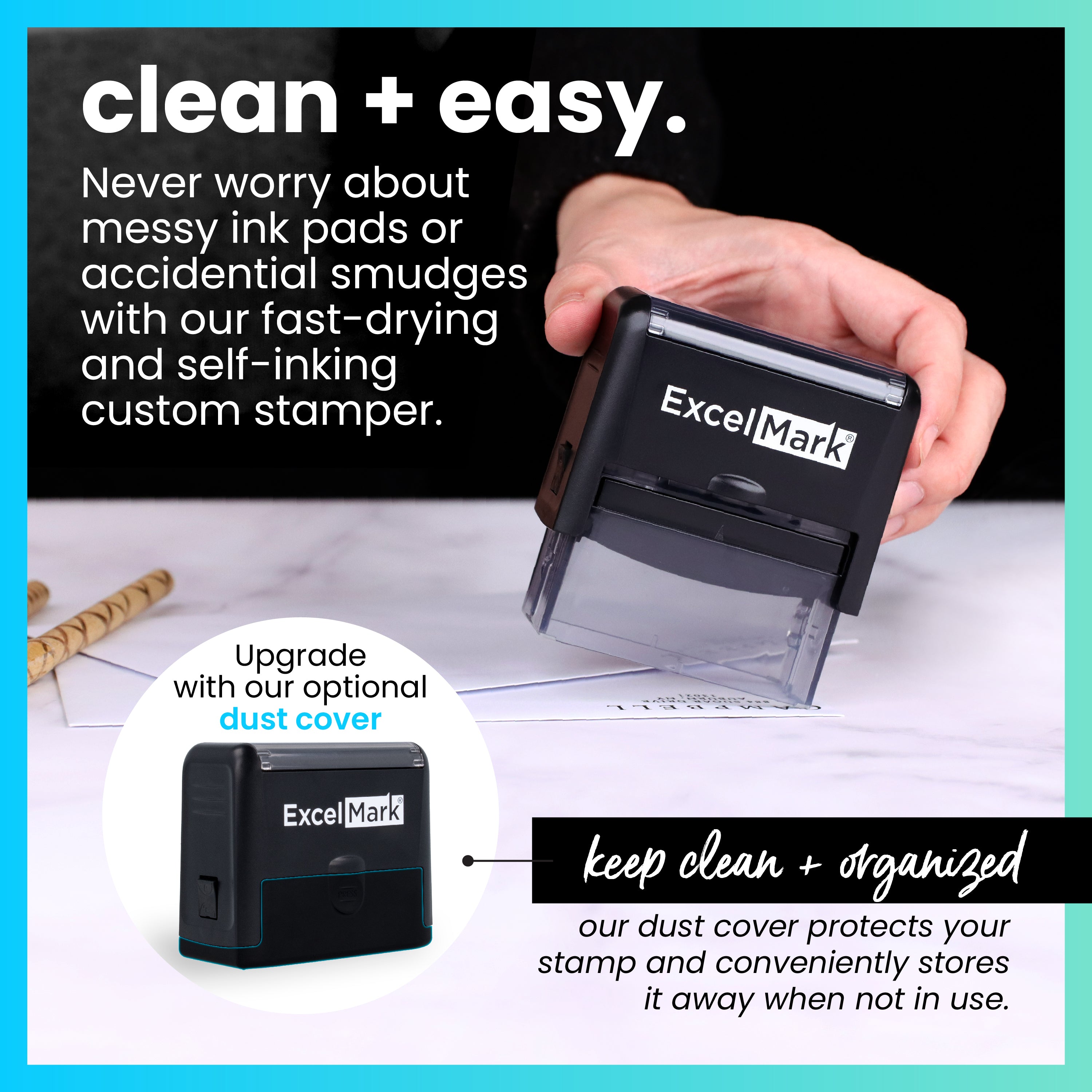 ExcelMark Self-Inking Stamps – DiscountRubberStamps.com