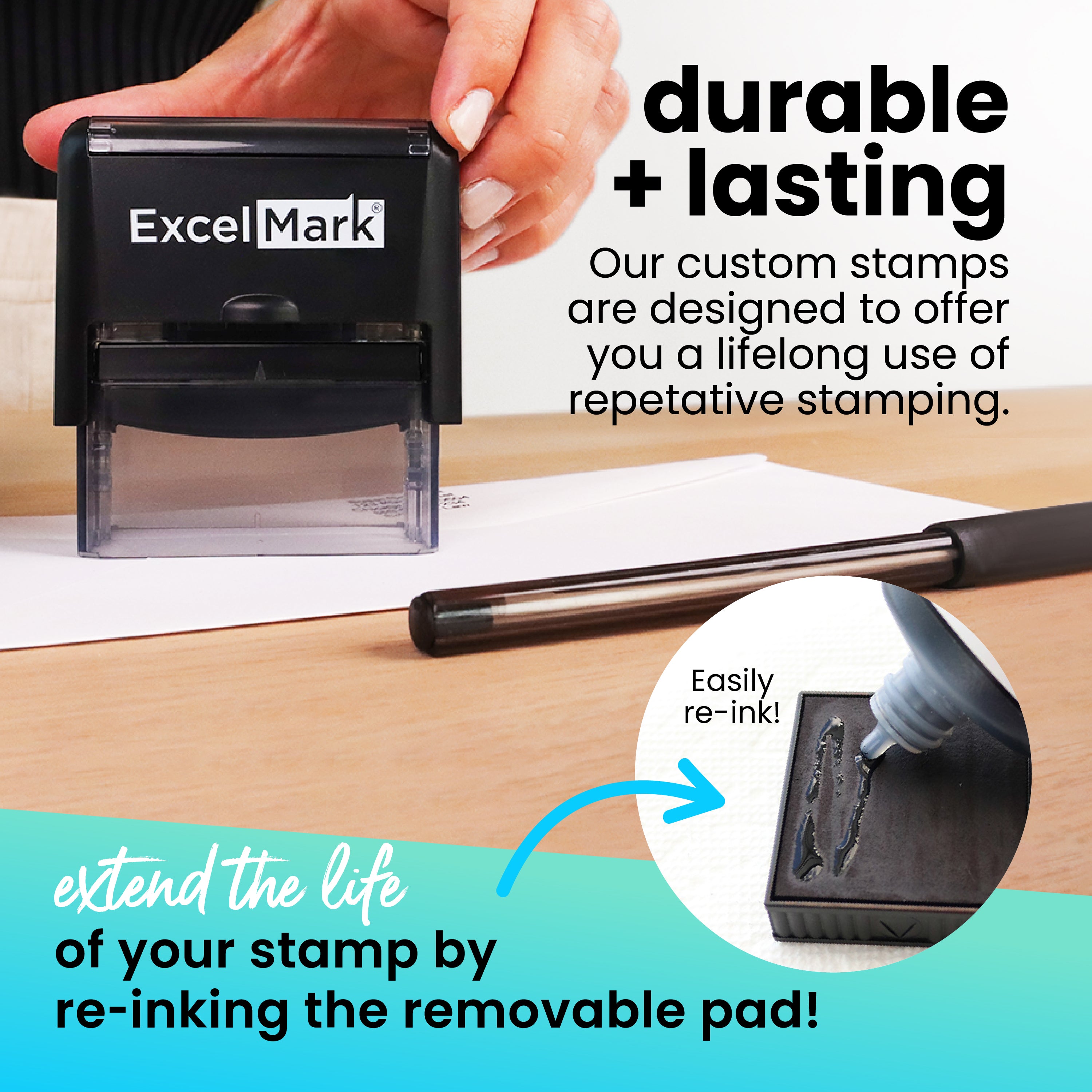 ExcelMark Self-Inking Stamps – DiscountRubberStamps.com