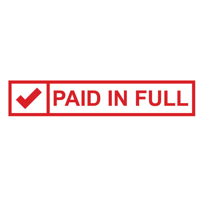 paid in full stamp